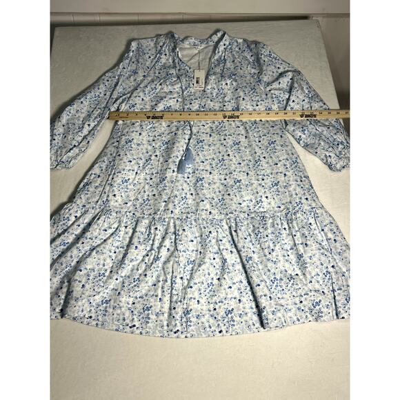 NWT Johnnie-O Vanessa Floral Cotton Blend Mini Dress SIZE Medium - Picture 4 of 10